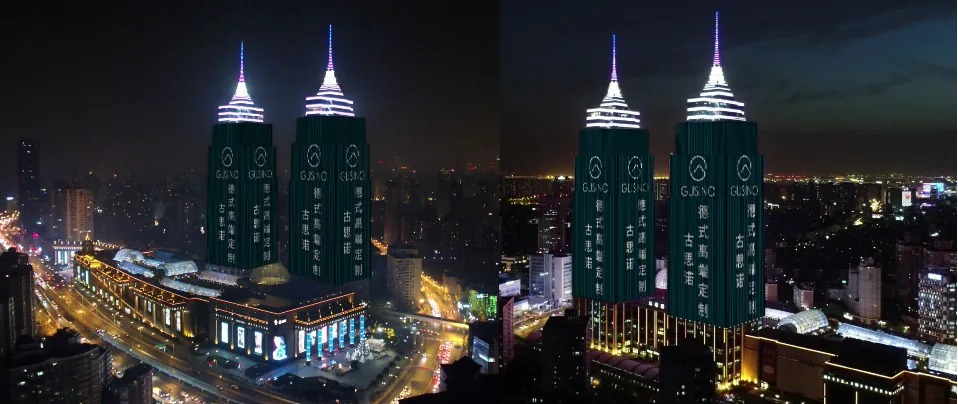 古思诺&佐逽精工木作研究所 | 点亮上海环球港双子塔，持续放大品牌声量